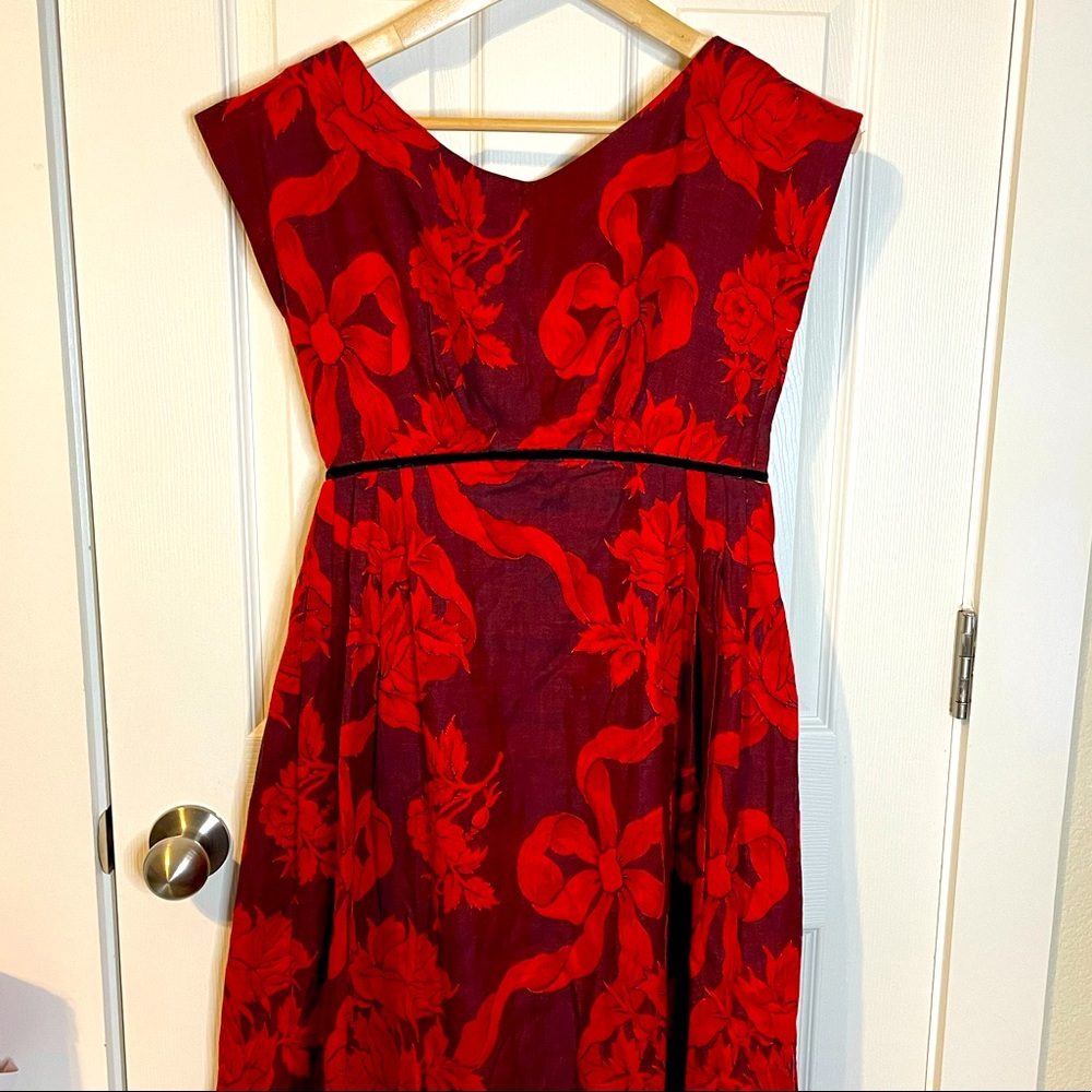 VTG Neiman Marcus Mr Mort red evening dress sz S